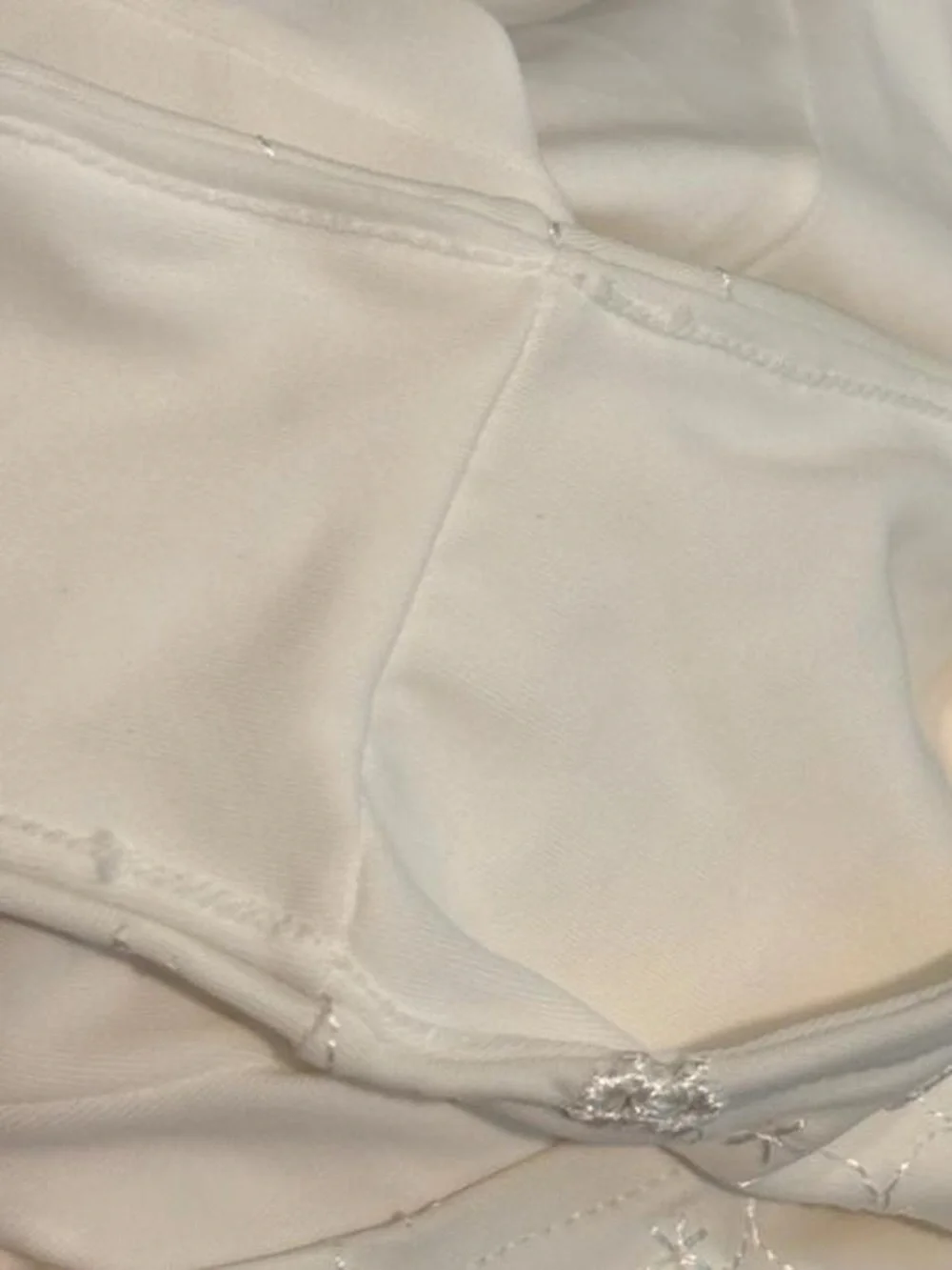 Frankies Bikinis x Gigi Hadid Fawn white eyelet one piece bathing suit